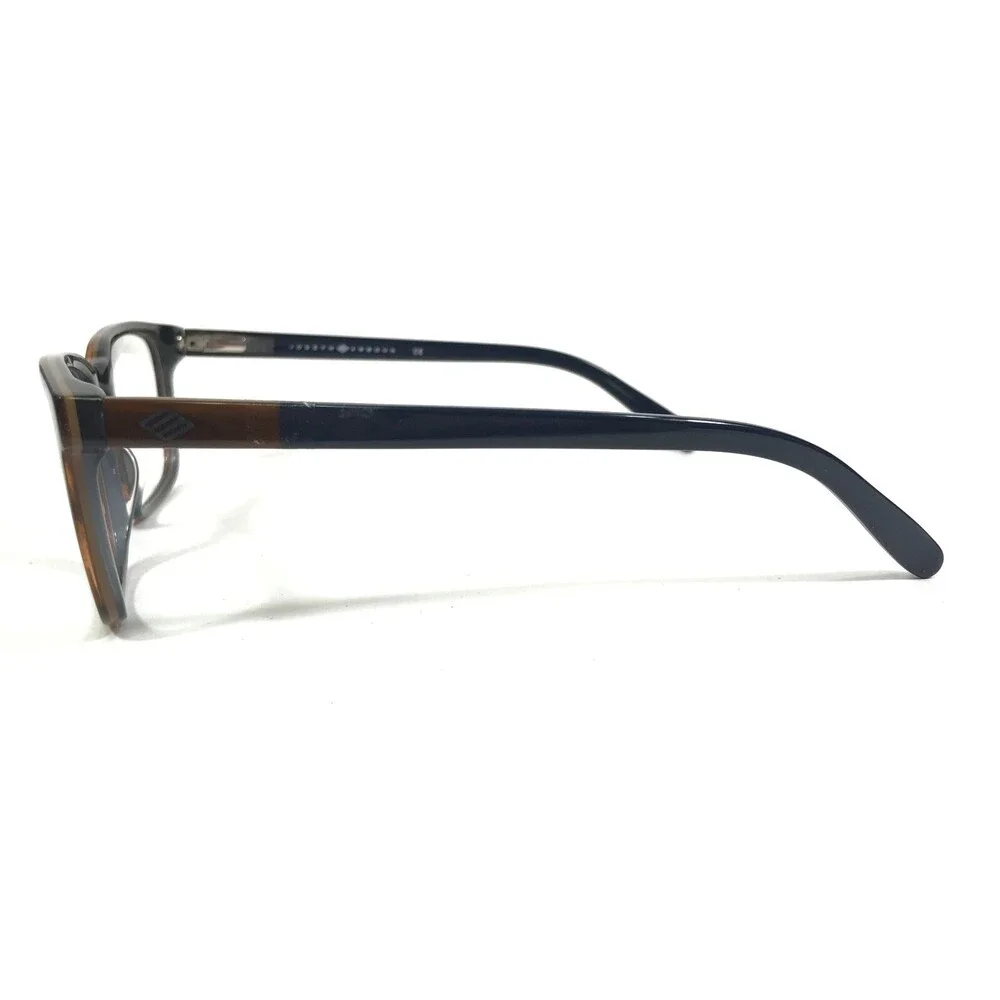 Joseph Abboud Eyeglasses Frames JA4065 210 JAVA HORN Brown Blue Square 53-18-140
